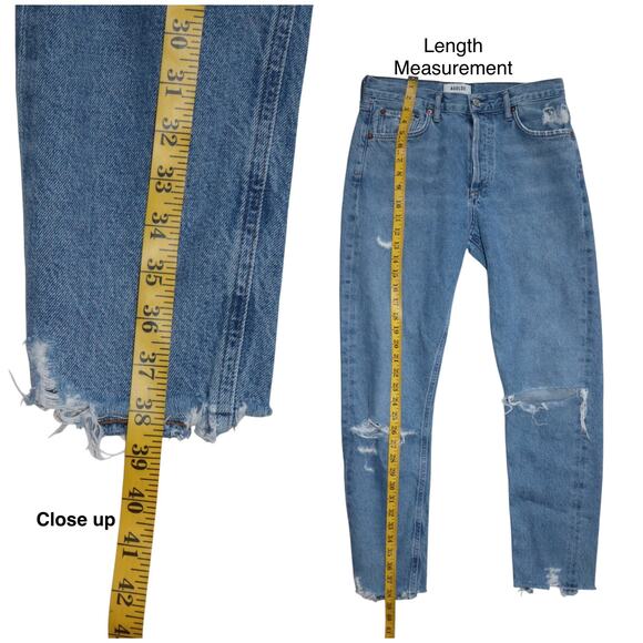 AGOLDE Jamie Jeans Size 27 A045N-778 - Picture 4 of 7